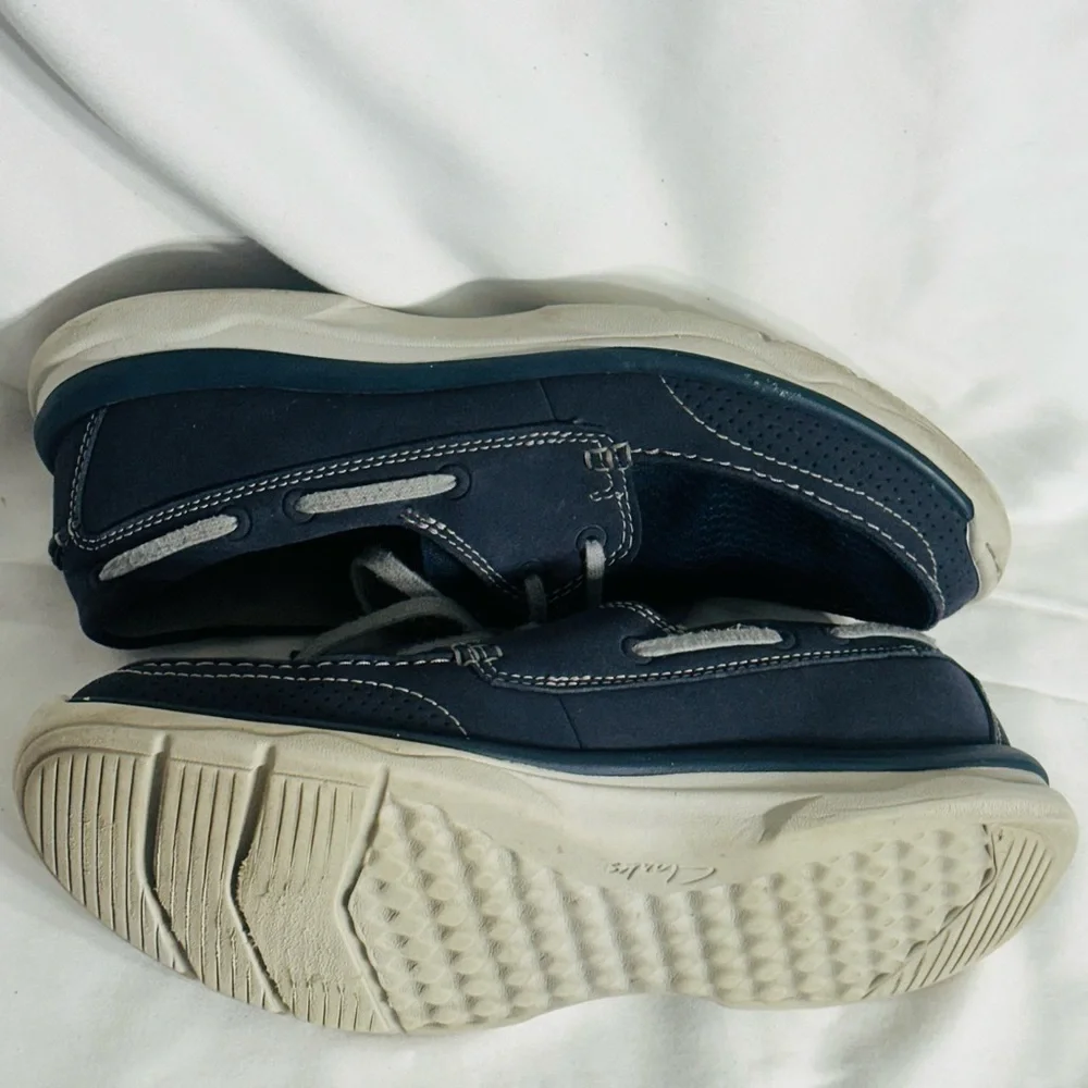 Men's Cloudsteppers‎ Clarks Tetrasoft Loafers Size 8.5 Slip On Boat Deck Shoes